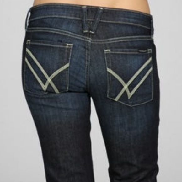 William Rast Denim - William Rast Dark Wash Bootcut Regular Rise Jeans